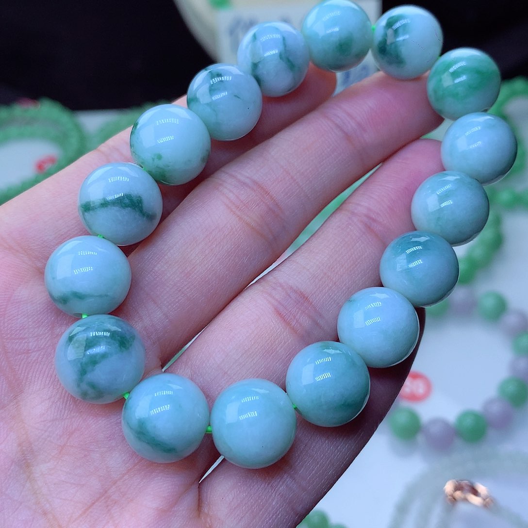 翡翠毛衣链未镶嵌