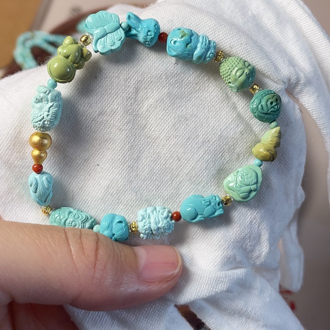 绿松石未镶嵌配饰