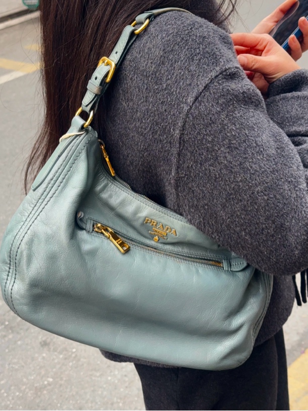 95新 Prada/普拉达 普拉达hobo腋下包