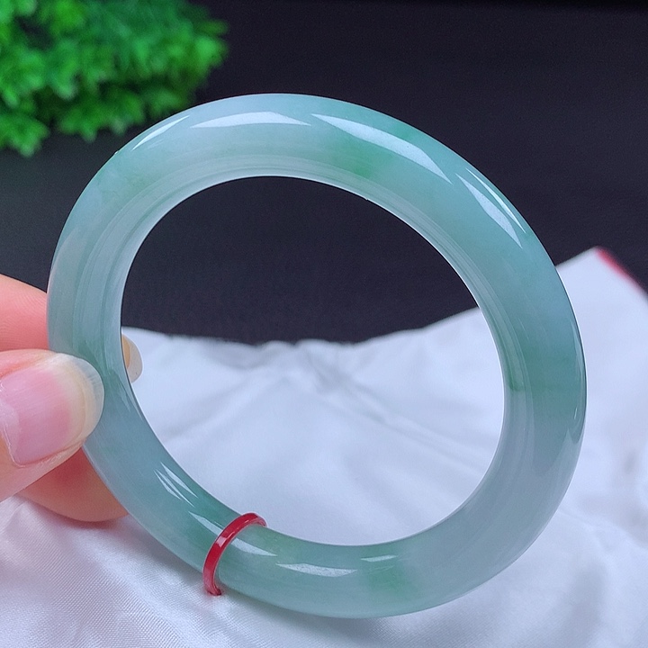 翡翠未镶嵌手镯55圈432701