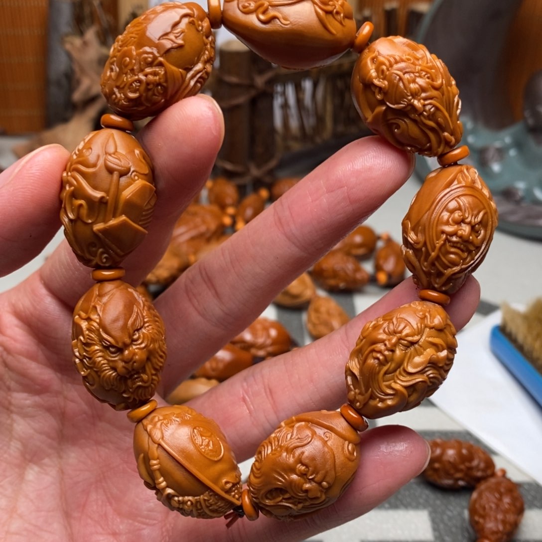 橄榄核手串/手链橄榄核雕工艺手串