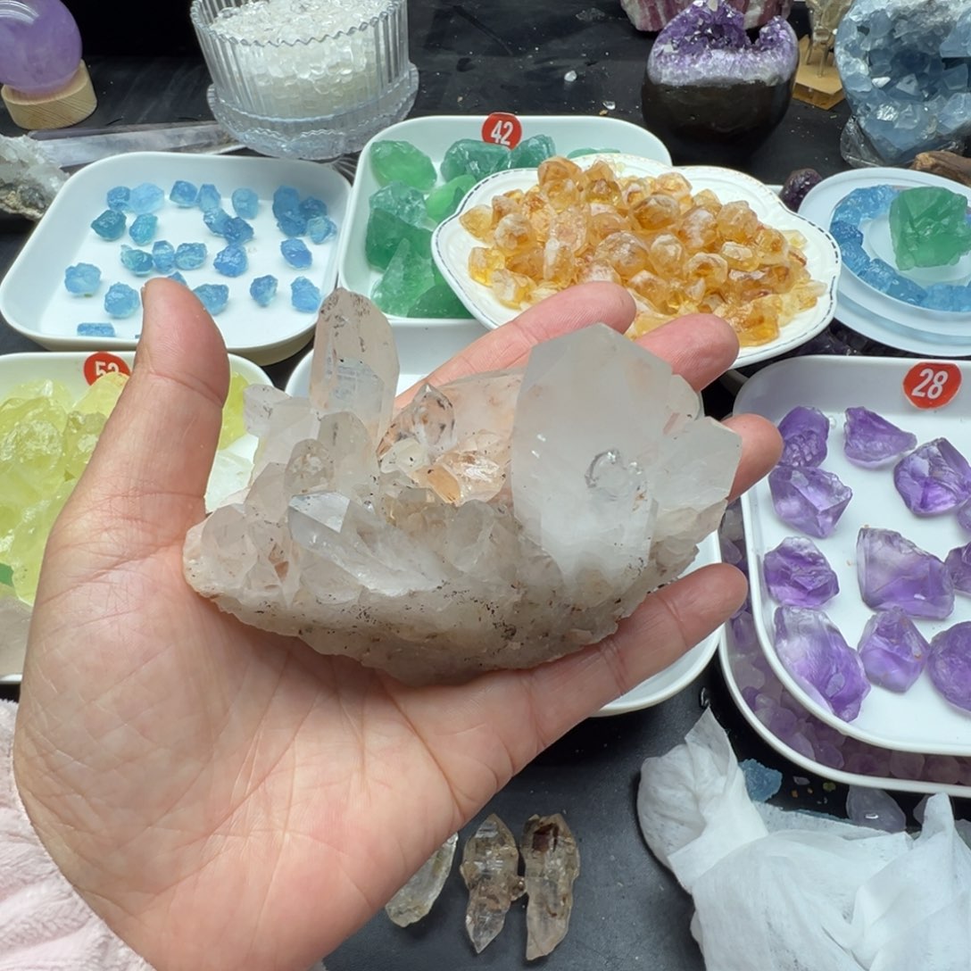 水晶珠宝半成品未镶嵌