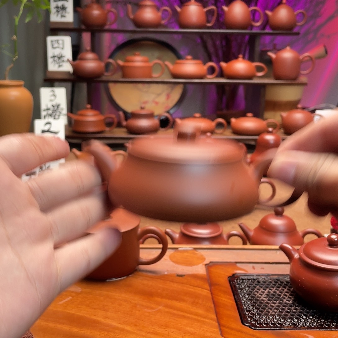 紫砂茶壶超薄明炉精工