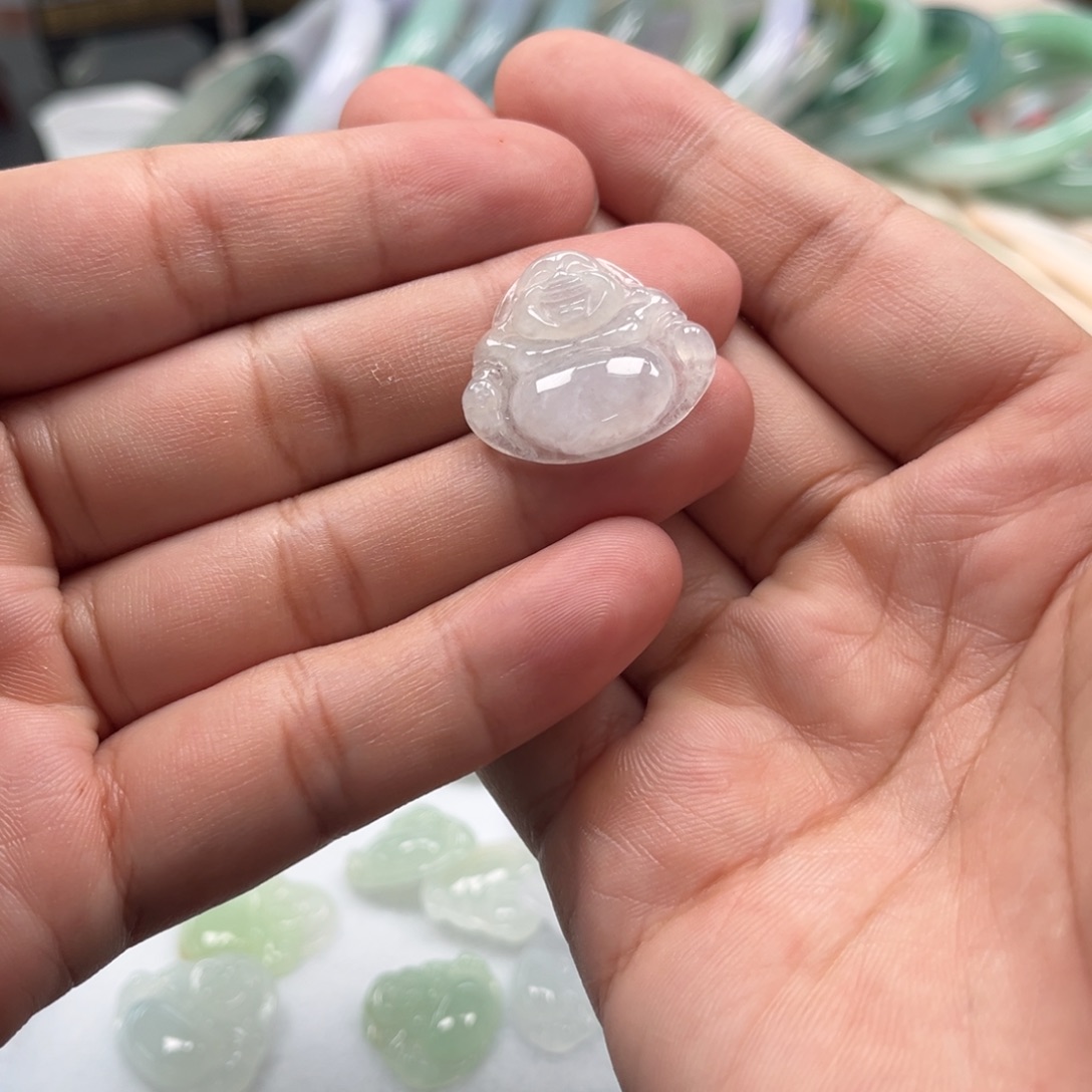 翡翠未镶嵌吊坠(不含链)天然翡翠A货