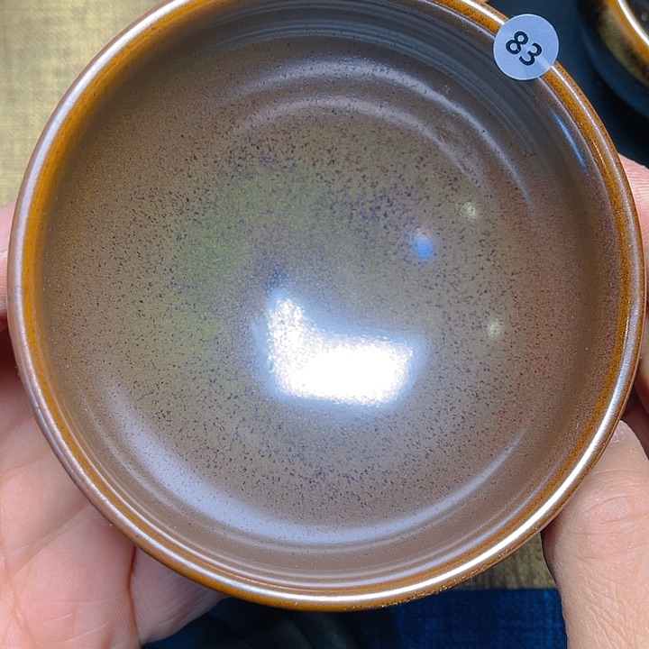 茶盏龙窑柴烧铁锈将军器型9.9口径