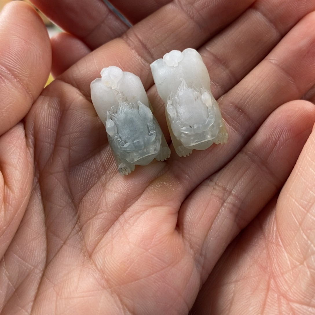 定制翡翠未镶嵌貔貅吊坠天然缅甸翡翠a货