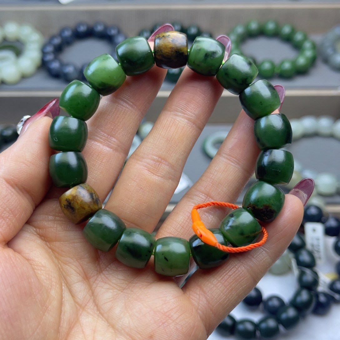 和田玉手链未镶嵌