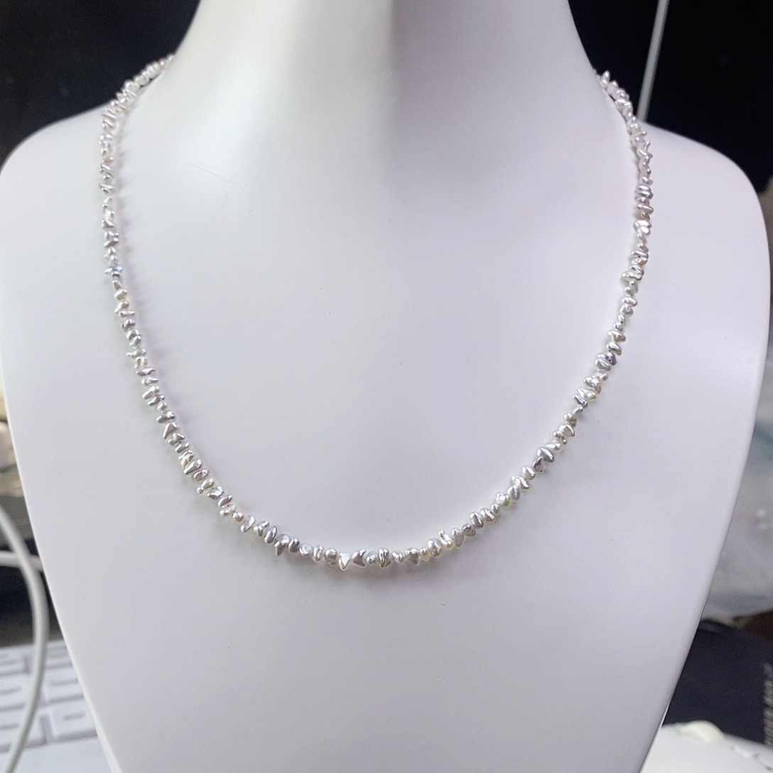 海水珍珠颈饰银S925镶嵌