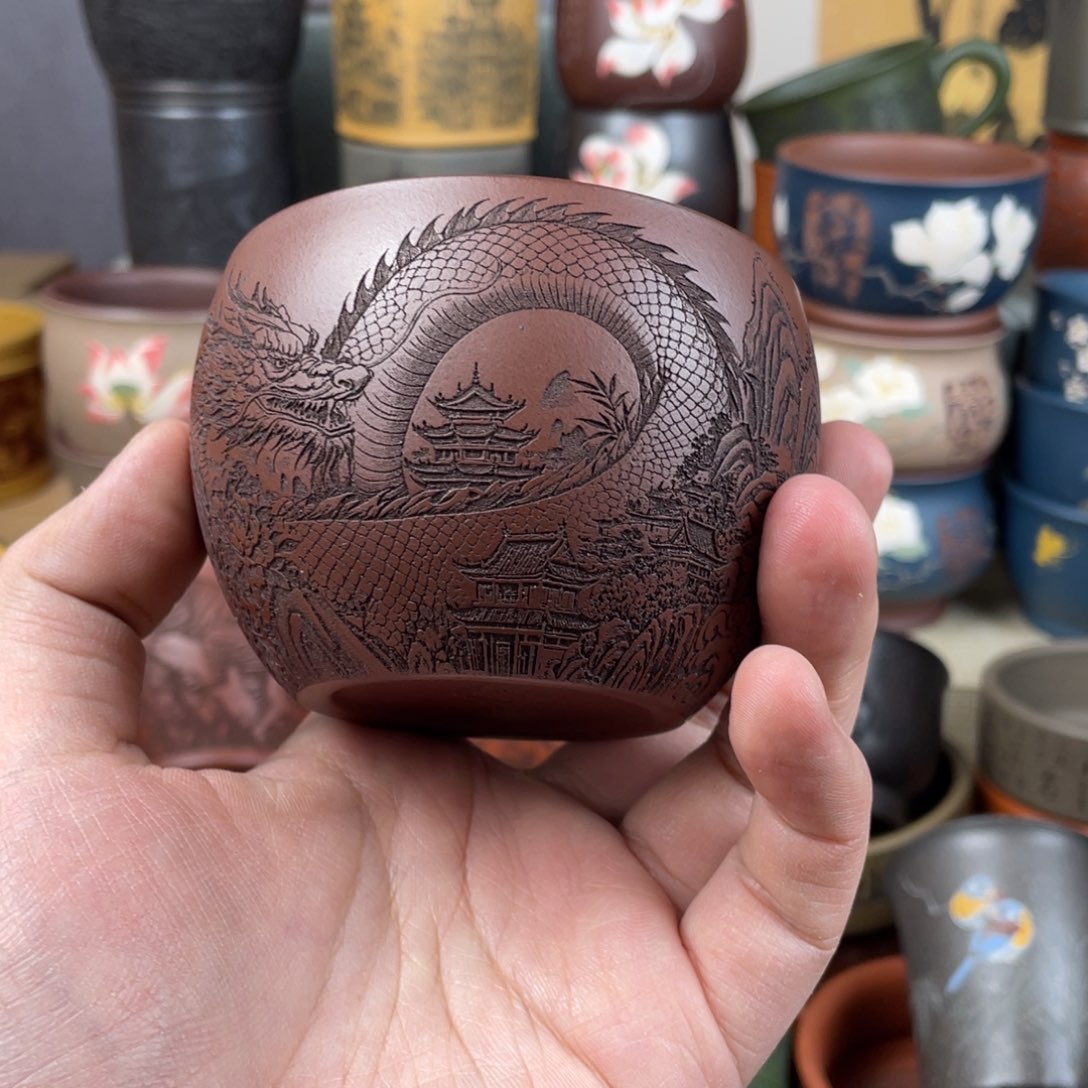 紫砂茶杯紫砂茶杯