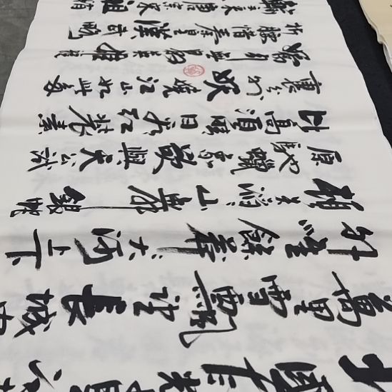 翰墨白武坤老师作品一副
