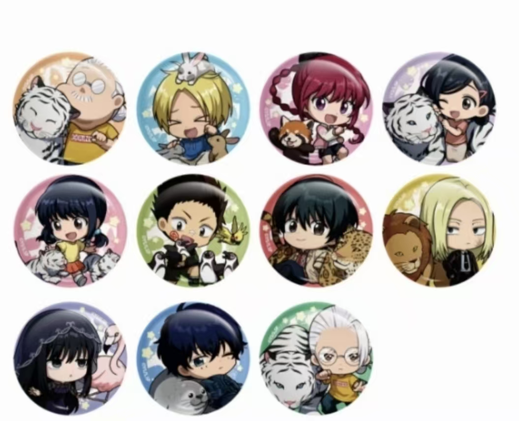 【日谷】坂本日常东武动物园系列徽章拍立得盲盒（代拆）