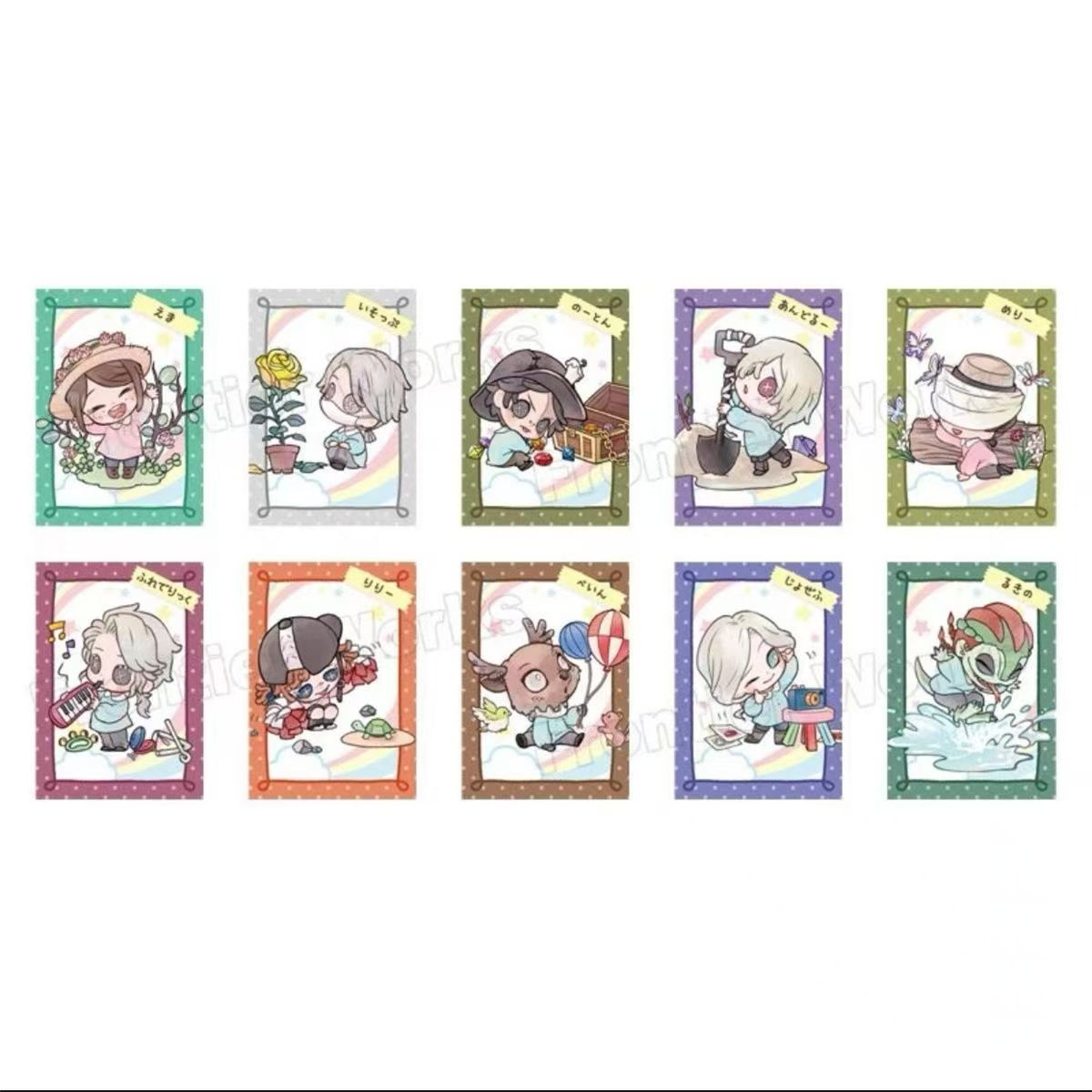 第五人格正版日谷 幼稚园 第二弹 吧唧卡片 挂件 盲盒
