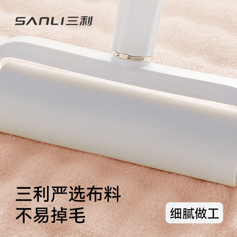 三利法式干发帽佩戴简单学生用加大加厚10A抗菌速干吸水干发毛巾 图片 5