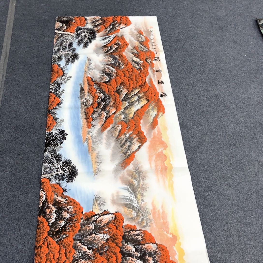 国画国画作品老师手绘