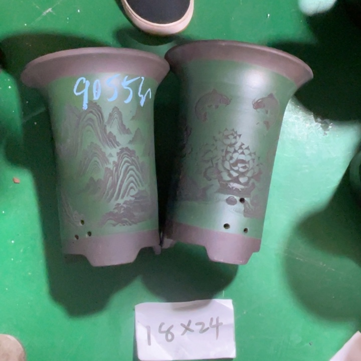 自***光紫砂花盆微瑕中号