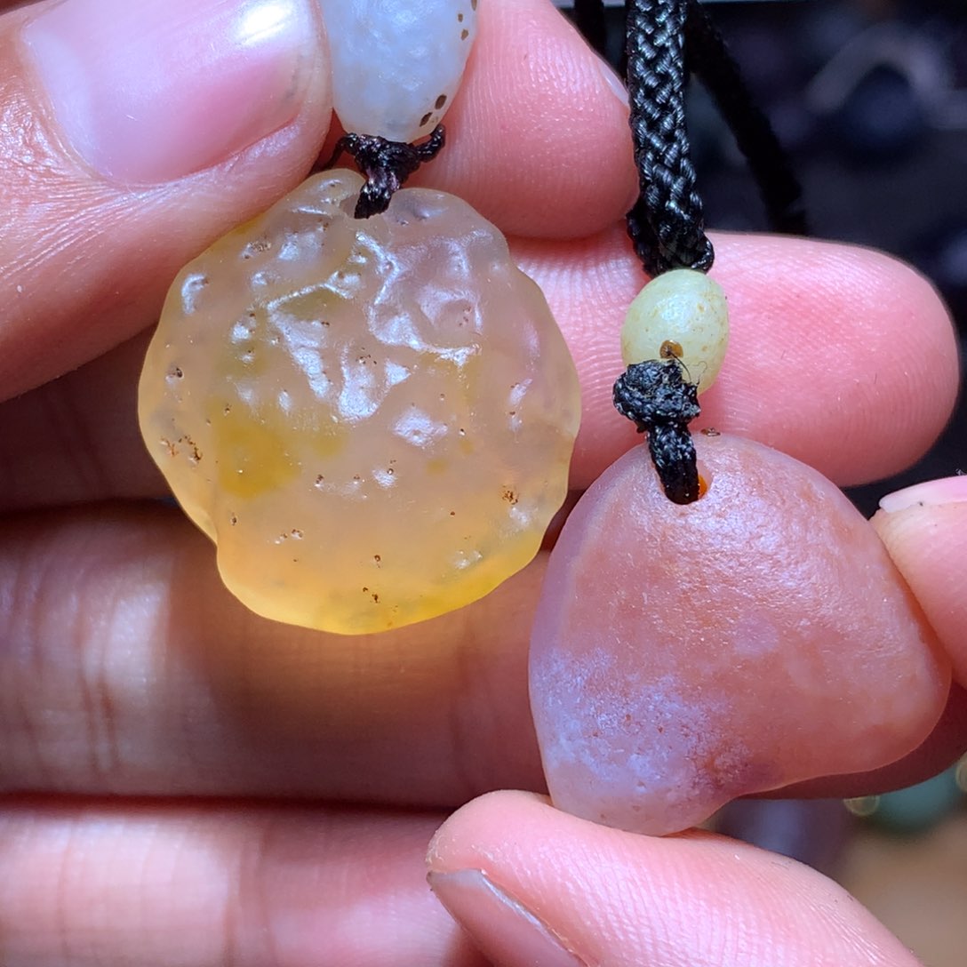 未镶嵌玛瑙/玉髓珠宝半成品