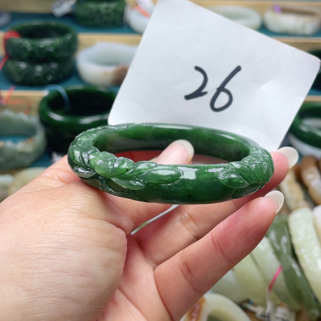 未镶嵌手镯和田玉圈口55