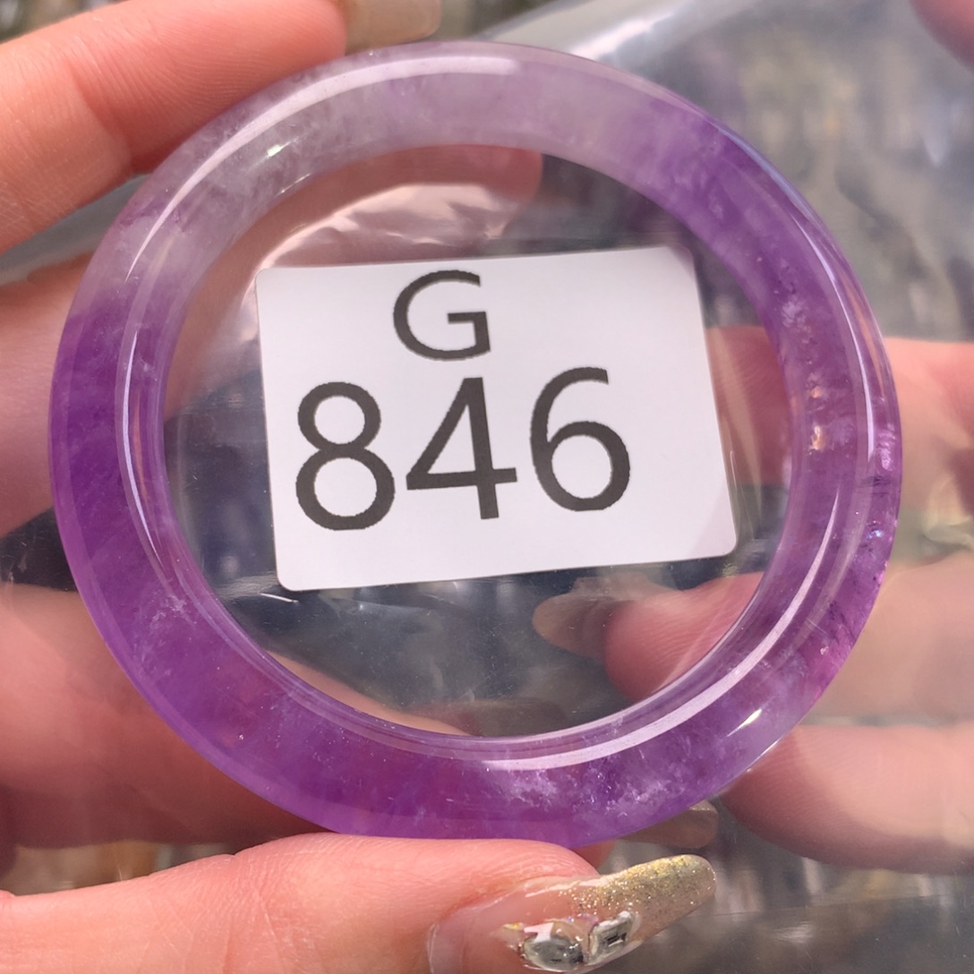 水晶手镯未镶嵌手镯846-54