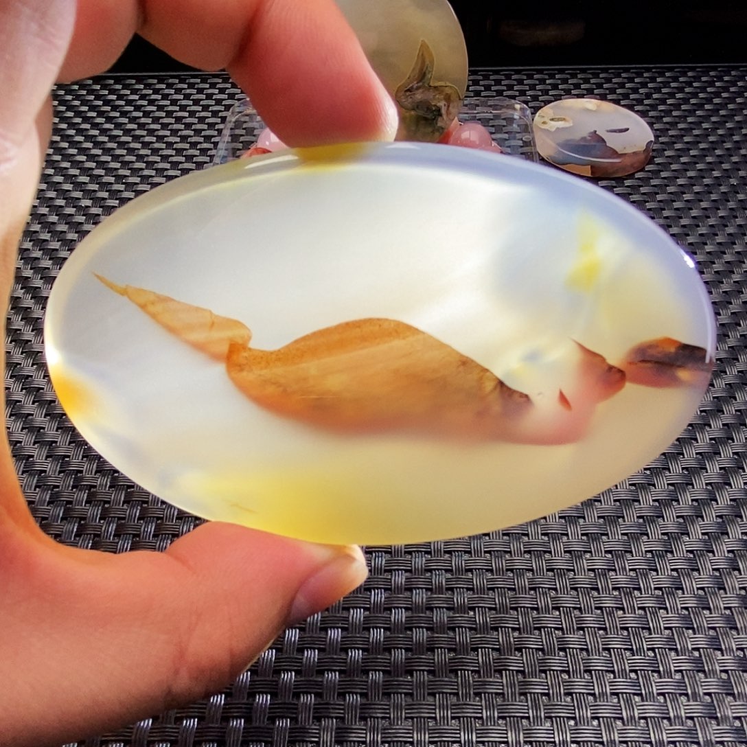 玛瑙/玉髓未镶嵌吊坠(不含链)98