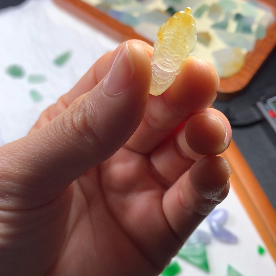 定制翡翠未镶嵌缅甸翡翠A货财哥