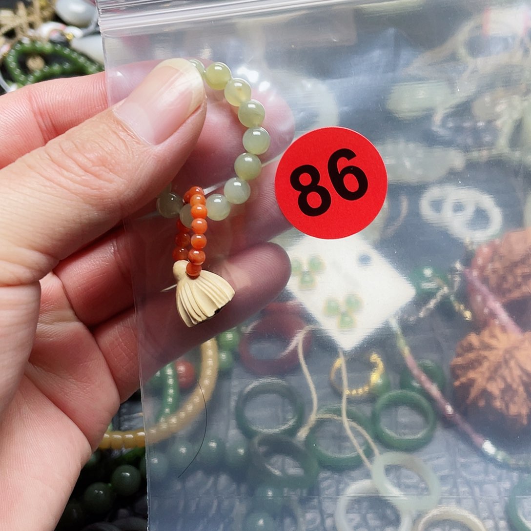 未镶嵌手链和田玉瑶**若