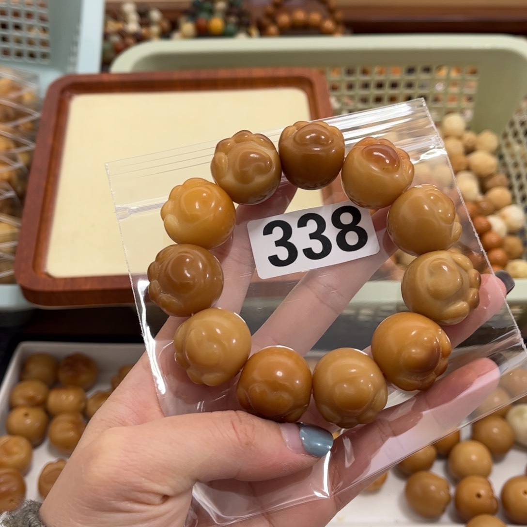 【闪购商品】白玉菩提手串338瑕疵2.2