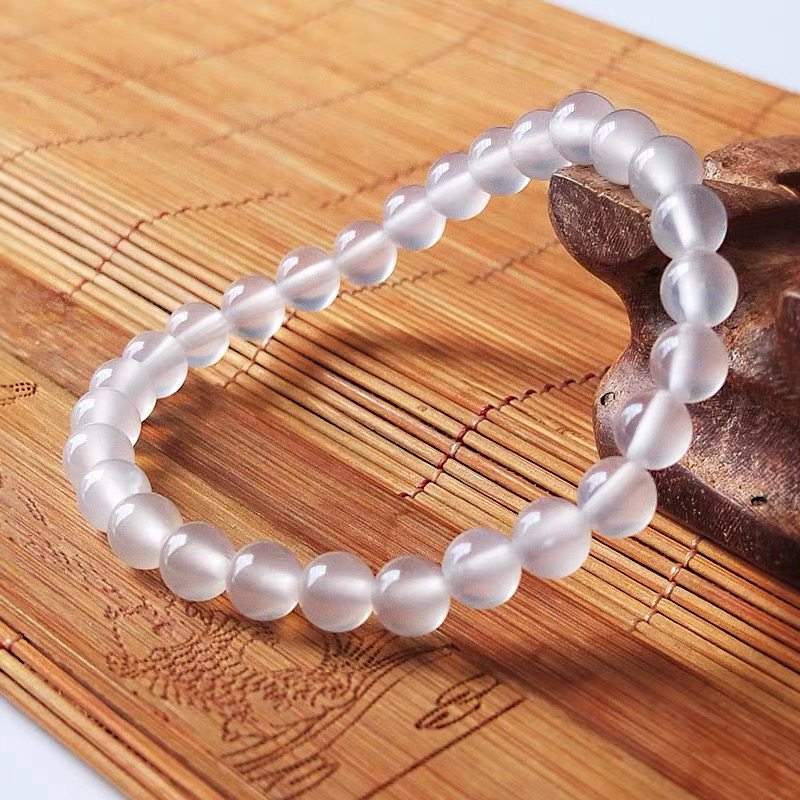 天然浅香槟金色玛瑙手串