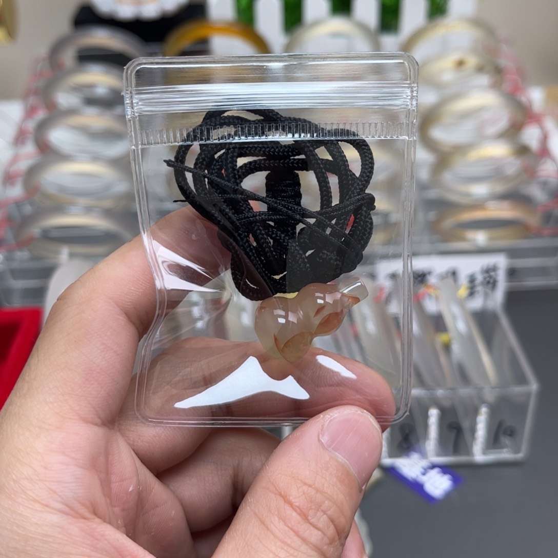 玛瑙/玉髓吊坠(不含链)未镶嵌羊