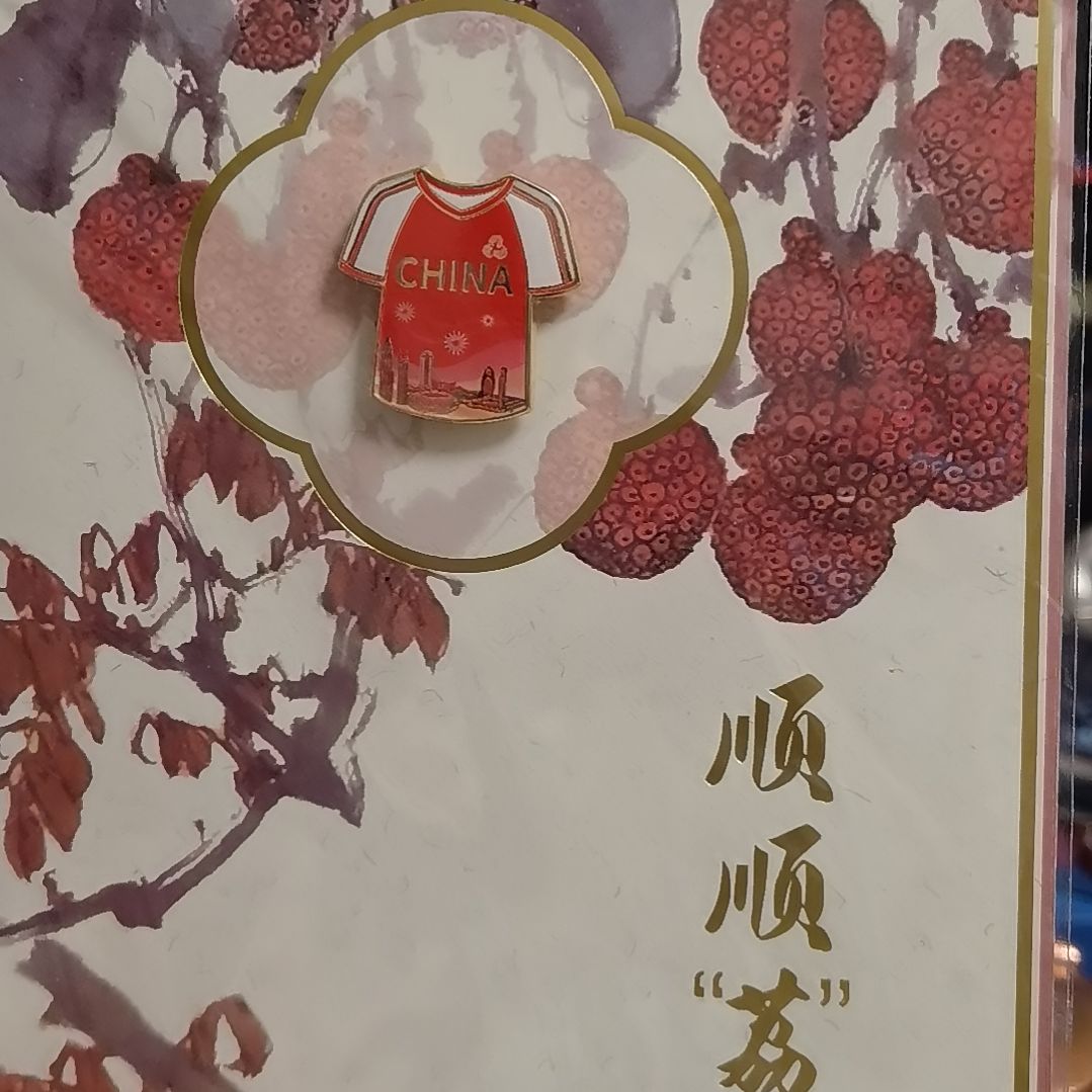顺顺荔荔球衣款徽章送小礼品