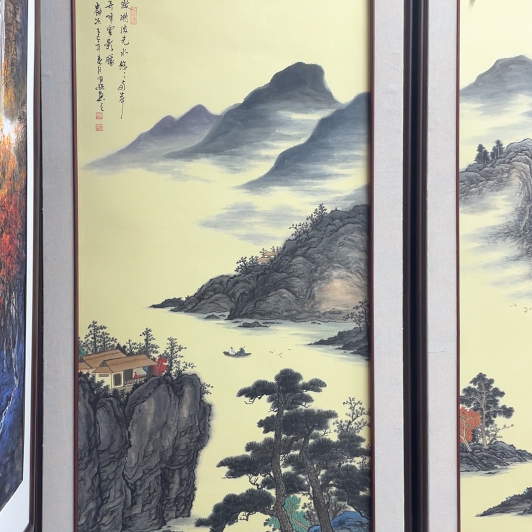 国画国画作品，仿古山水