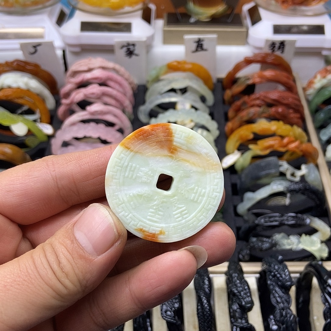 蛇纹石玉合金手镯