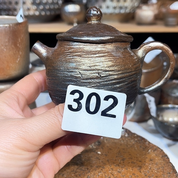 壶高温柴烧陶泥手工壶