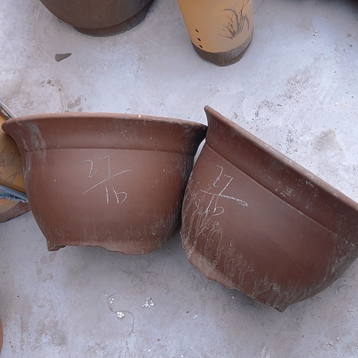 紫砂花盆特价清仓处理