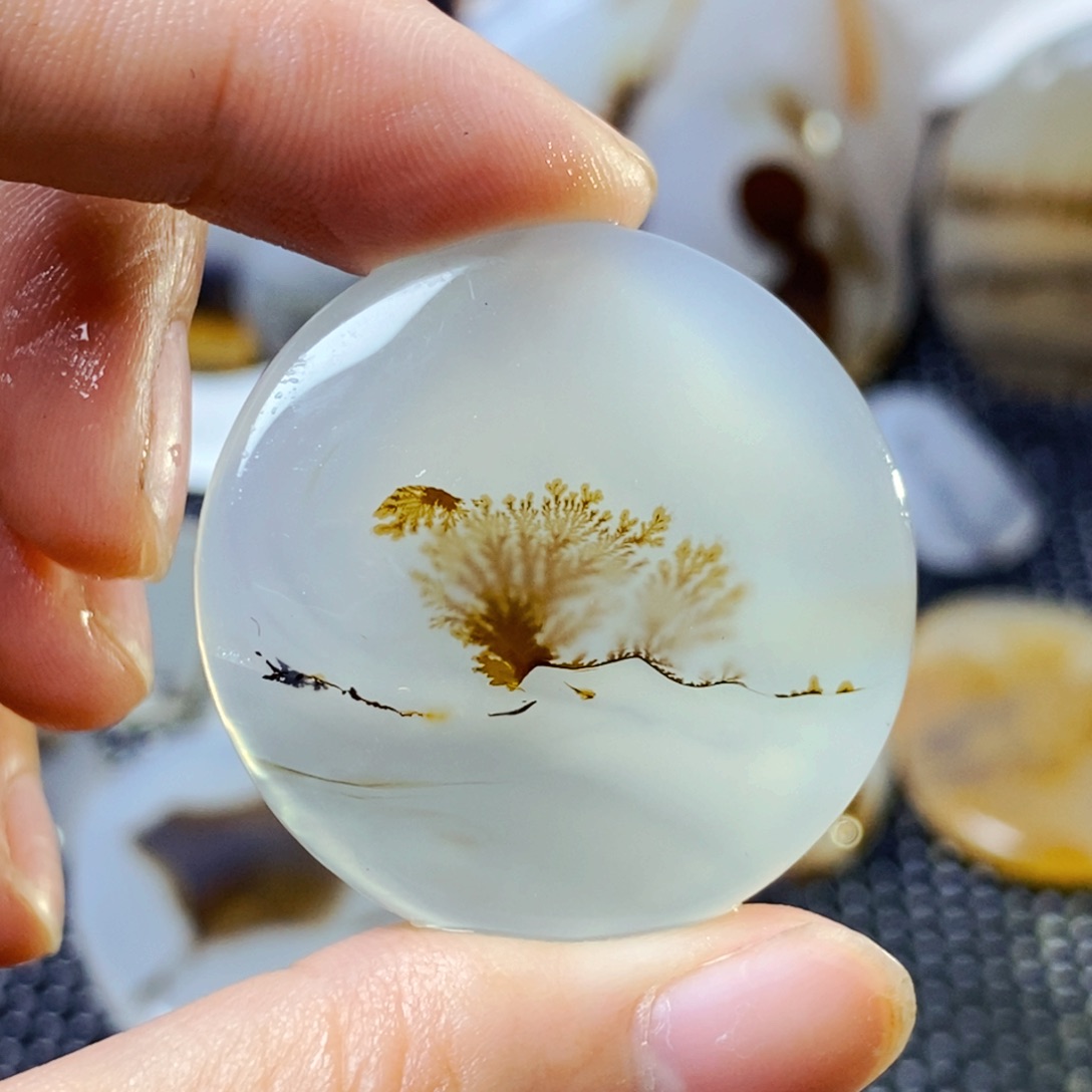 未镶嵌玛瑙/玉髓珠宝半成品