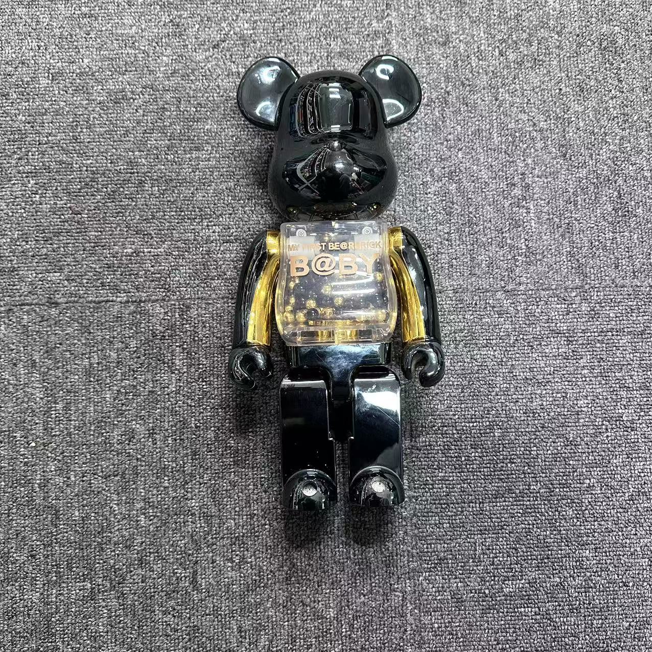 【山】bearbrick 黑金千秋 400%缺100% 无核