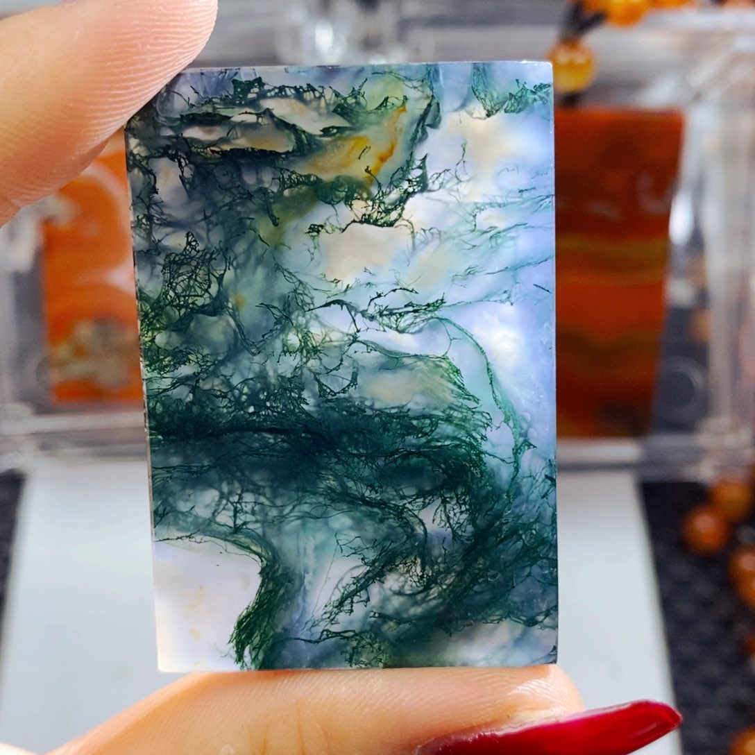 玛瑙/玉髓颈饰未镶嵌樱*树384