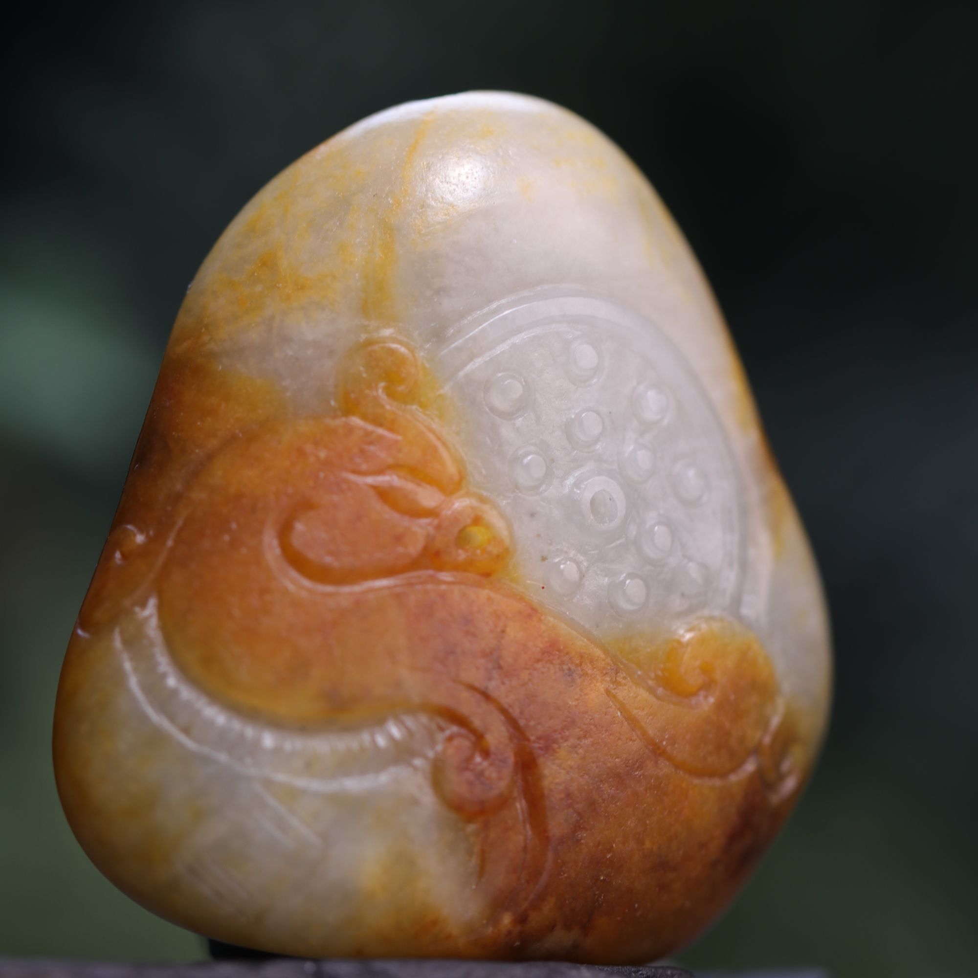 和田玉凤凰吊坠挂件