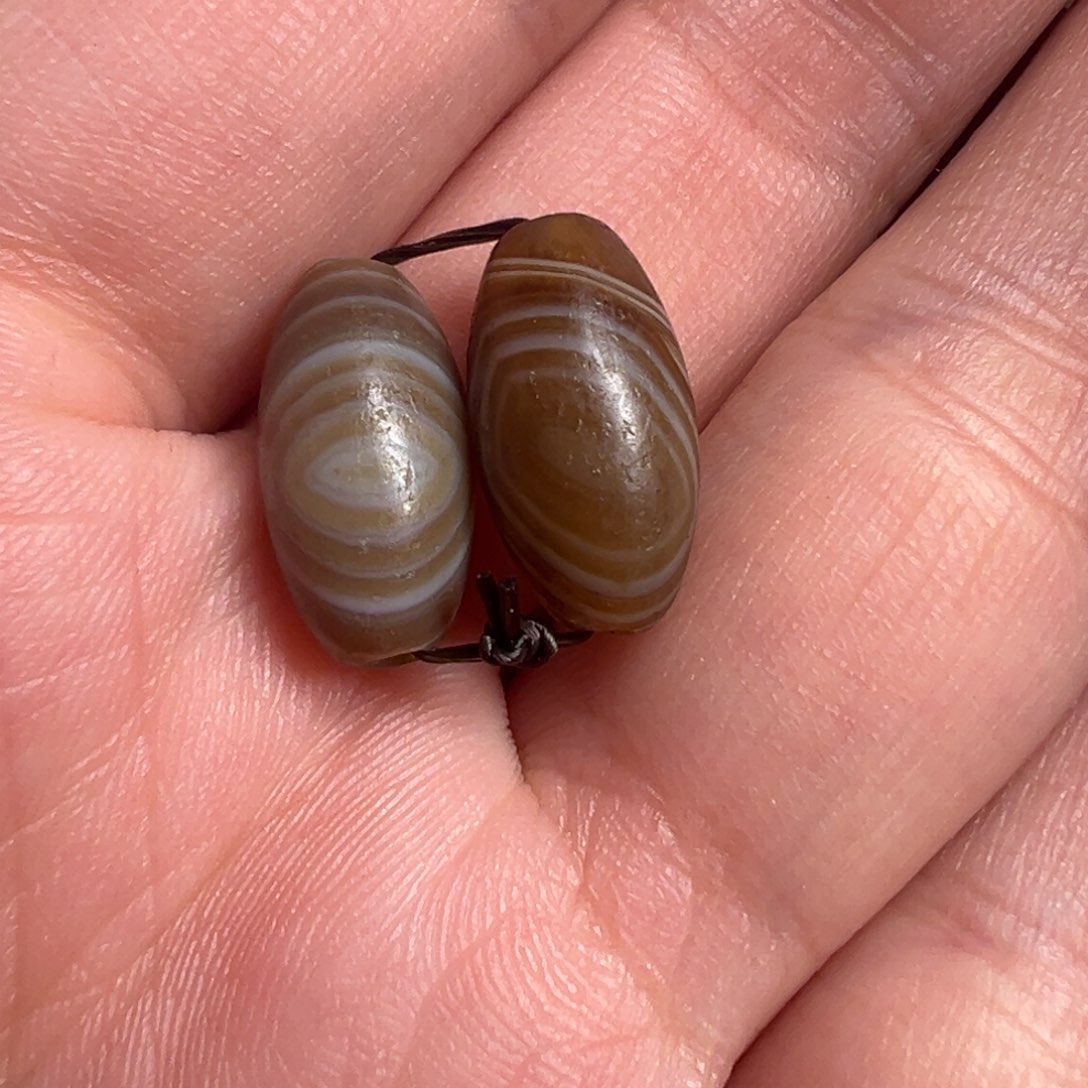 玛瑙/玉髓单珠未镶嵌