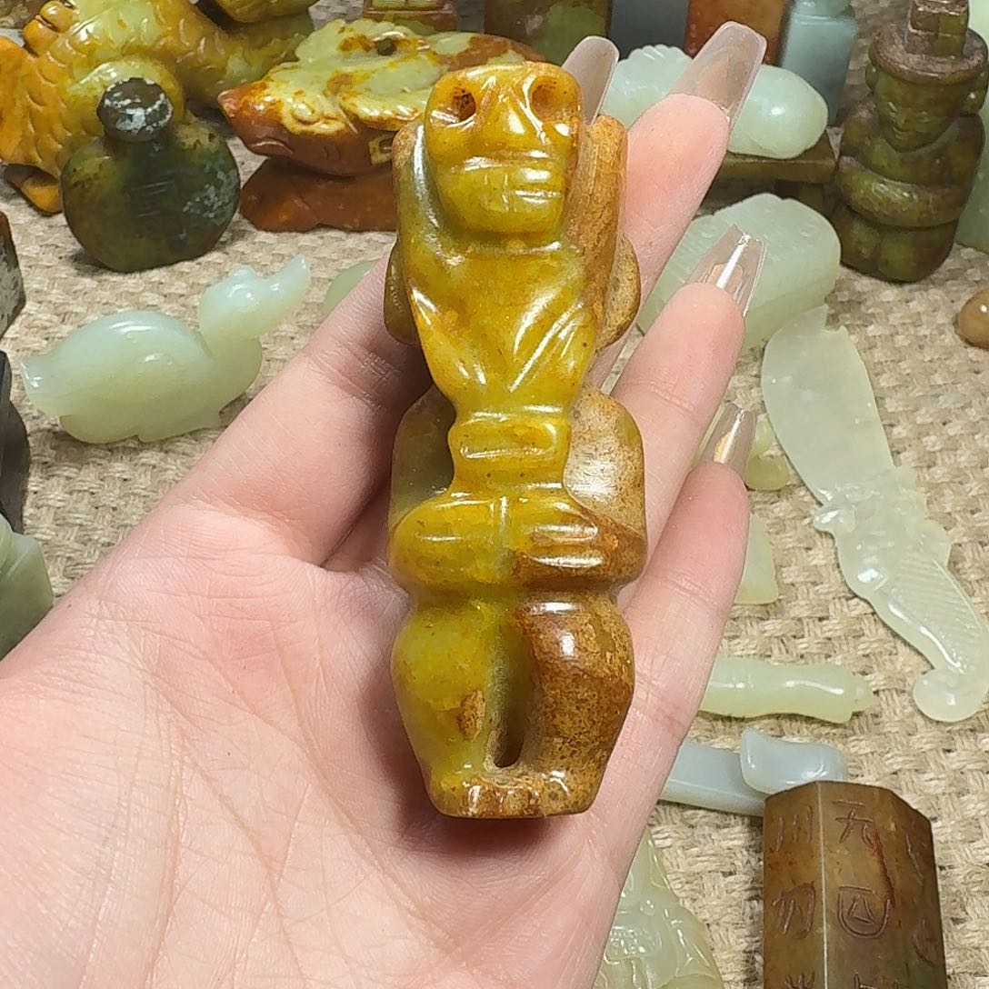 白玉菩提吊坠挂件