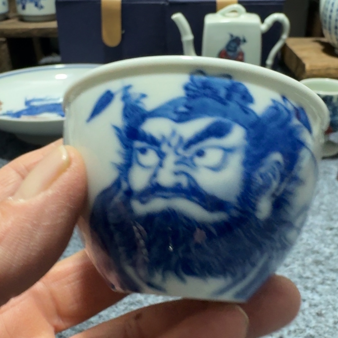 用***7现代景德镇陶瓷手绘茶具