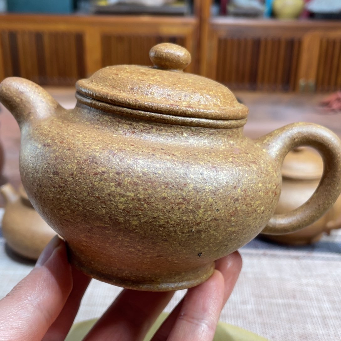 紫砂茶壶高*宜兴紫砂原矿紫砂壶