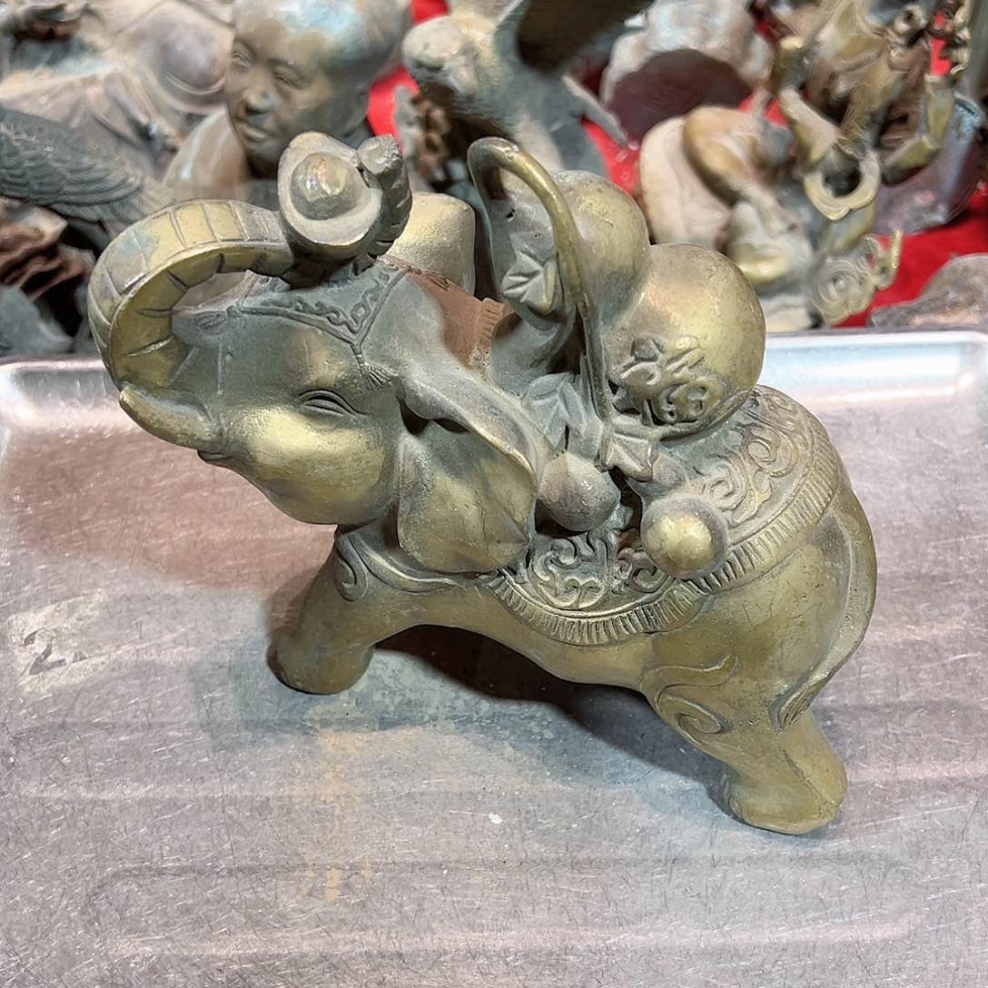 彩****?黄铜摆件工艺品，