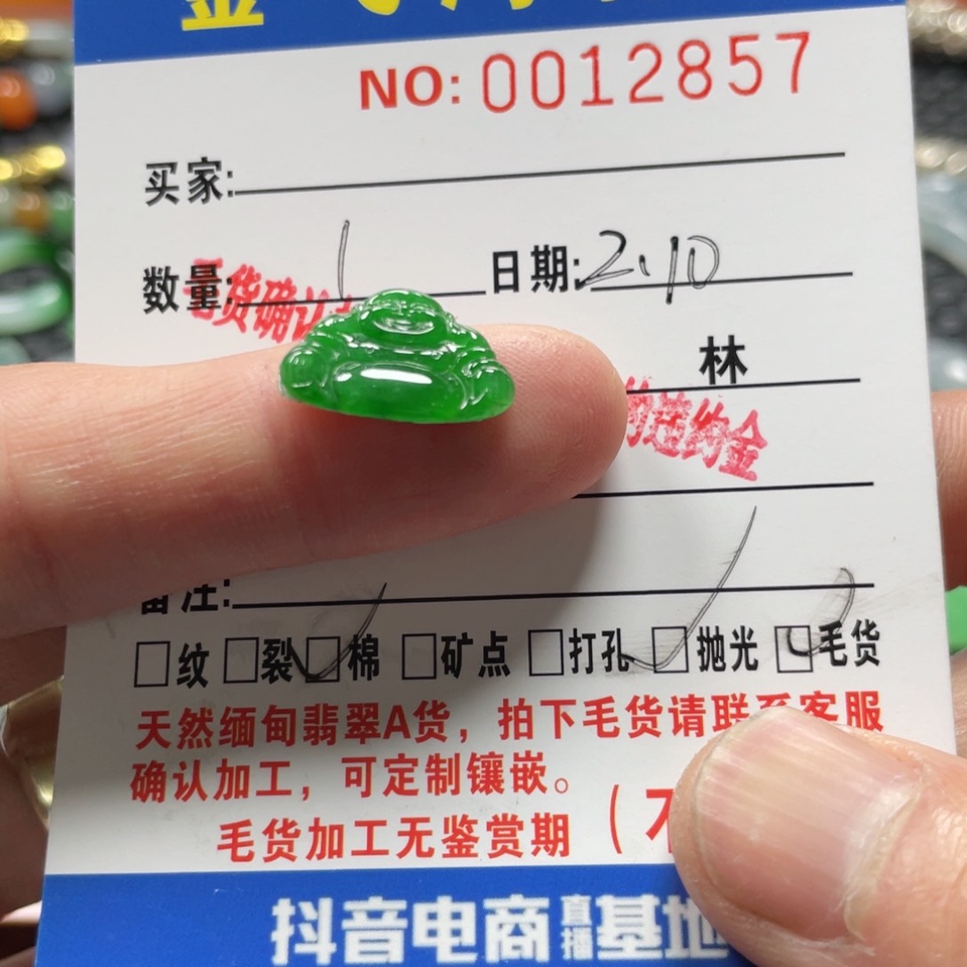 翡翠颈饰未镶嵌翡翠
