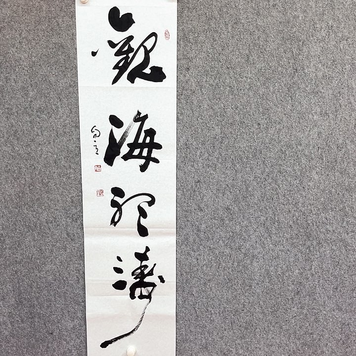 书法观海听涛作品