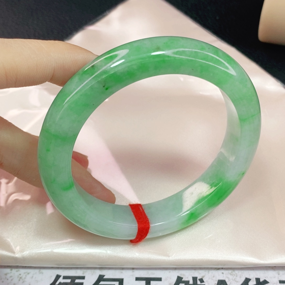未镶嵌手镯翡翠56正圈