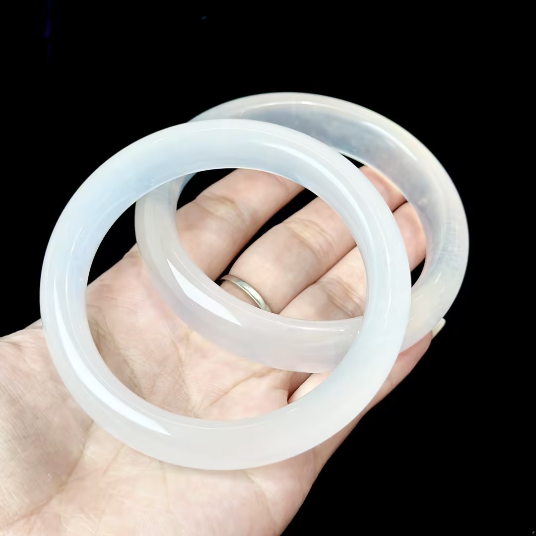 【DL】白冰贡翠手镯（多样性发其一）