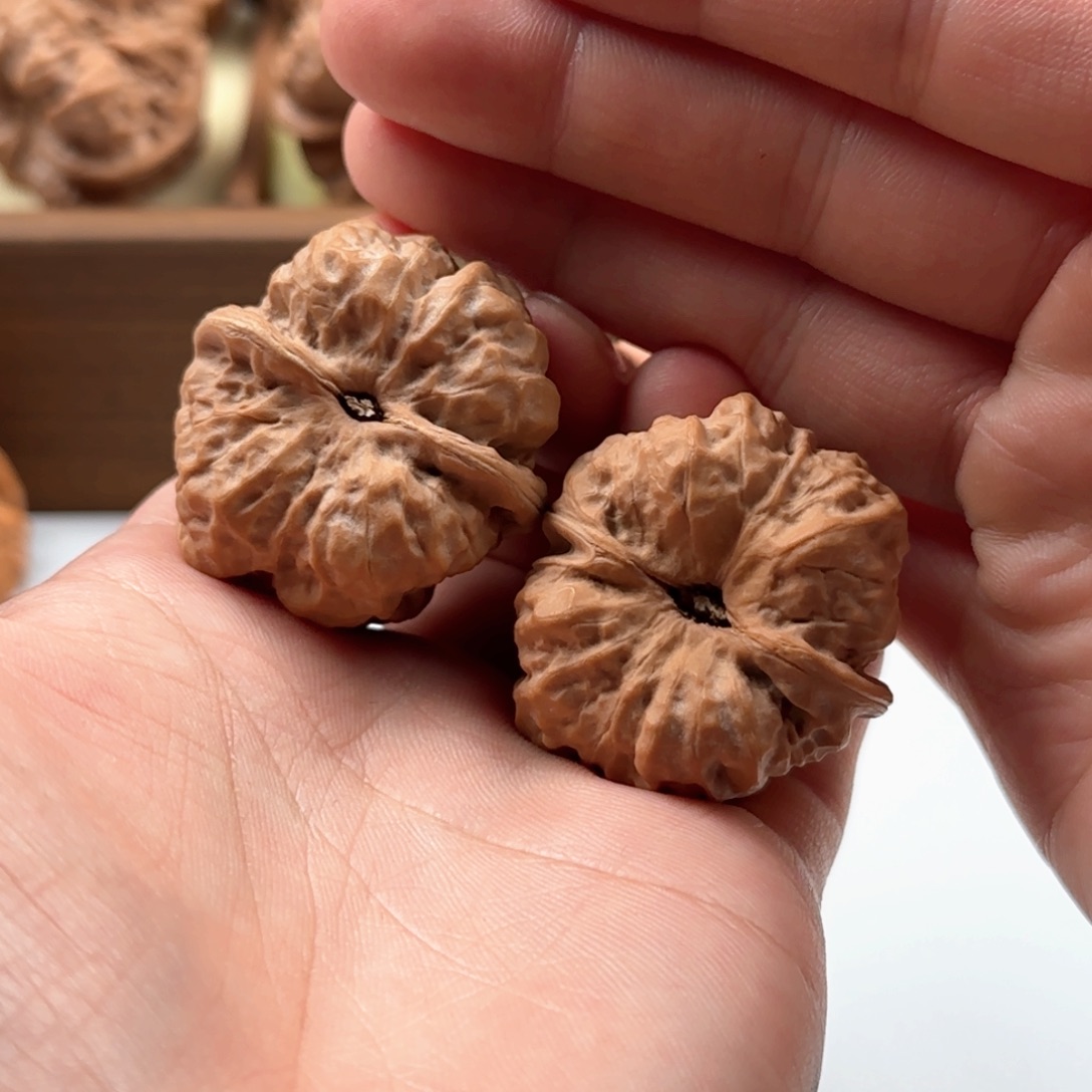 美***满把件核桃延庆蛤蟆