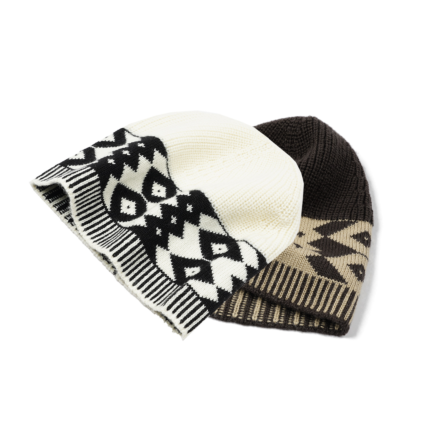 【复古棱形毛线帽】绵羊毛MZBL4B166