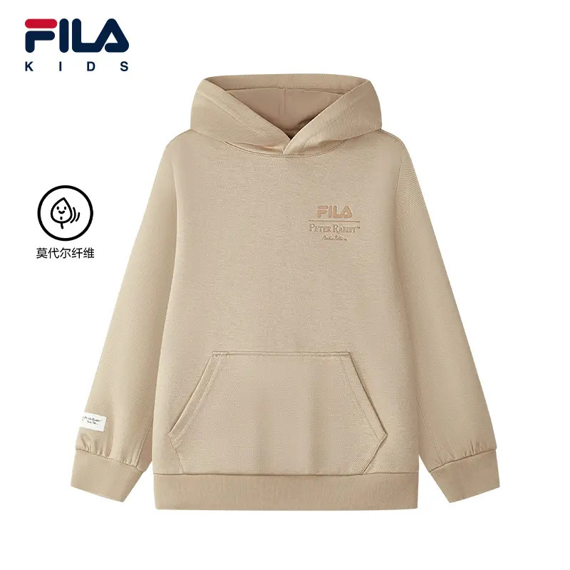 FILAKIDS【彼得兔联名】新款柔软中大童连帽卫衣上衣K12B544203