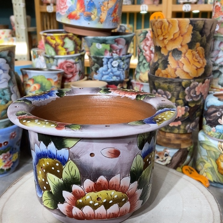 红陶景德镇艺术手绘作品